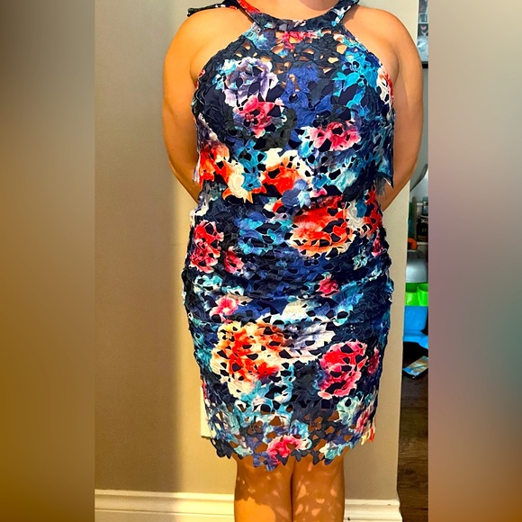 Crocheted Lipsy dress NWOT - Picture 2 of 5